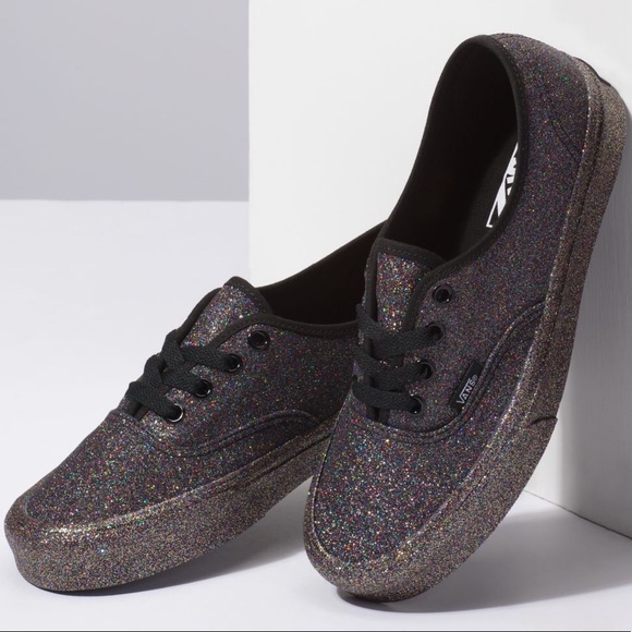 rainbow glitter vans